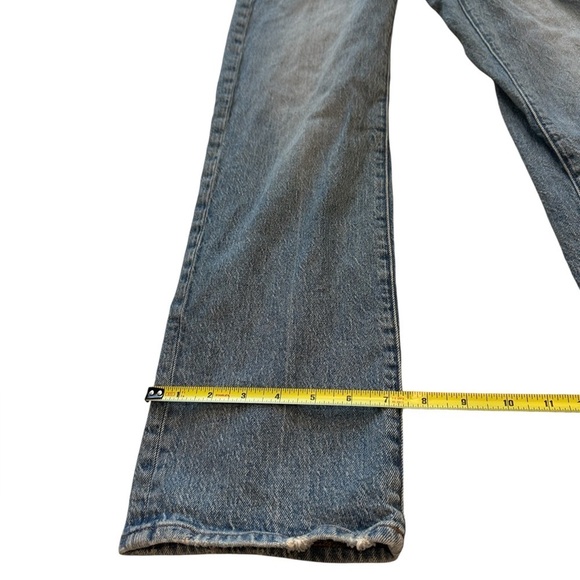 Madewell The '90s Straight Crop Jean in Concho Wash 28 - Picture 7 of 9